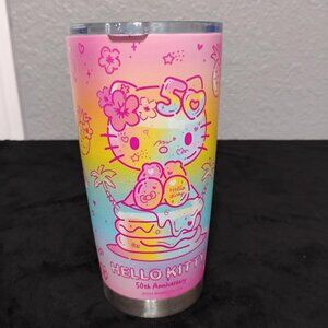 Hello Kitty Hawaii Stainless Steel Tumbler - 50th Anniversary NWOB